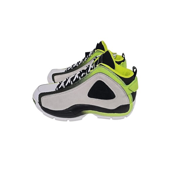 Fila Men's Grant Hill 2 1BM0887-116 Basketball Shoe White Black Lime Size 12M - Picture 5 of 7